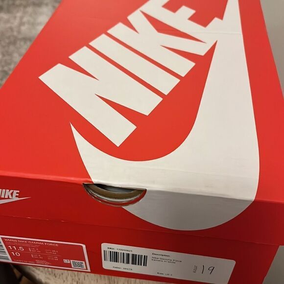 Nike Gamma Air Force Dusty Cactus Trainers White/Blue/Turquoise New in box - Picture 7 of 13